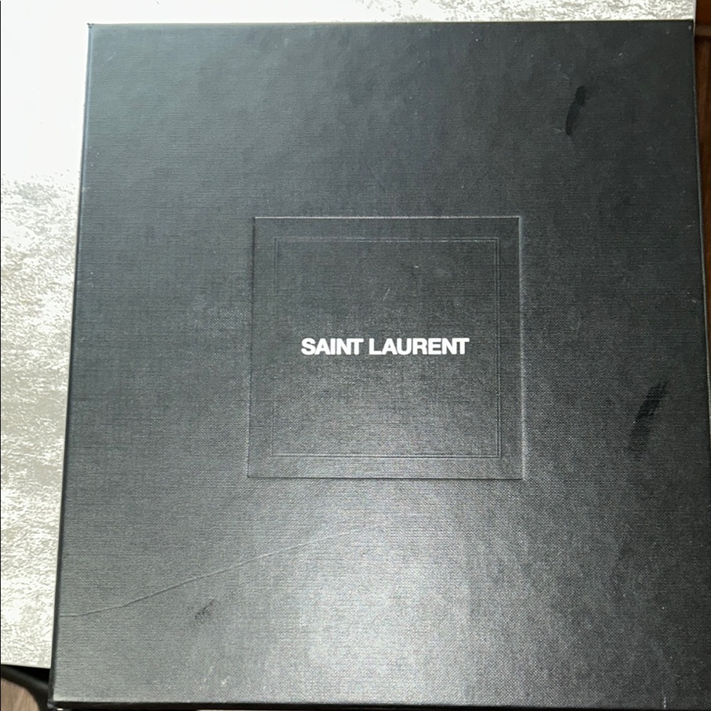 Saint Laurent Black Box Opyum 110 Ysl heels worn twice and good condition